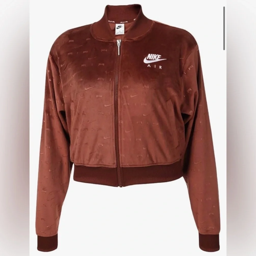Nike Air Velour Bronze White Eclipse Full Zip Jacket - Picture 2 of 12
